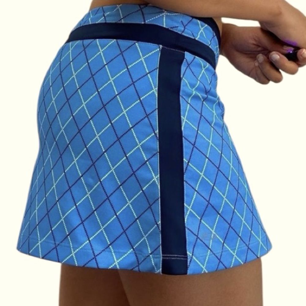 Champion Blue Plaid Y2K Tennis Pickleball Skirt Skort Preppy Size Small/Medium